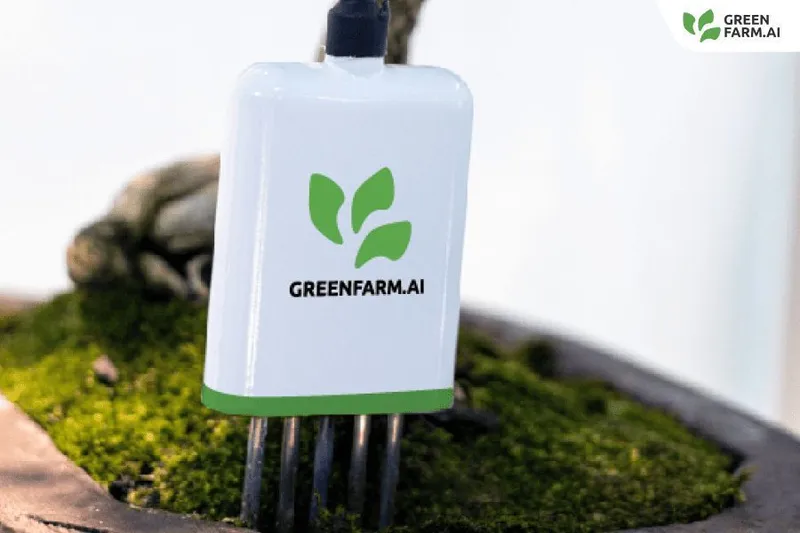 เซ็นเซอร์ IoT GreenFarm.AI ติดตั้งในฟาร์ม