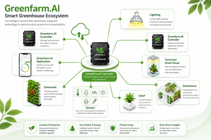 GreenFarm AI Smart Farm Flow Diagram